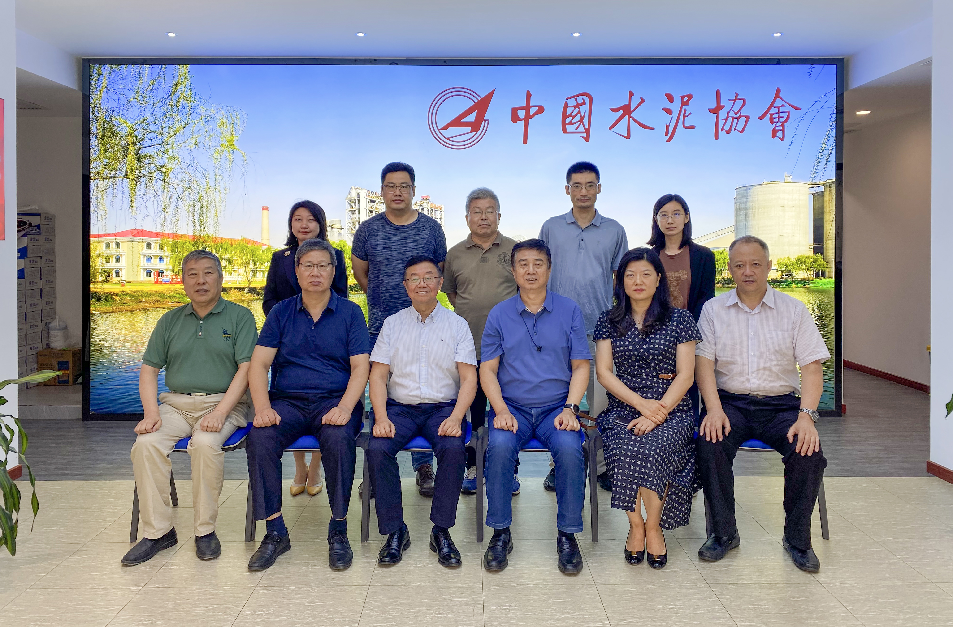 西部水泥CEO馬維平一行拜訪我會