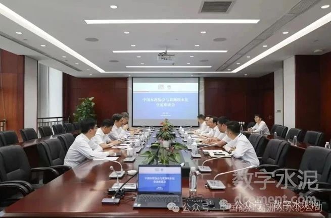 世界杯直播在线會長周育先一行到葛洲壩水泥公司調研座談